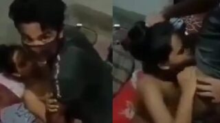 भोजपुरी लड़की की चूत चुदाई एमएमएस शराबी लवर के साथ